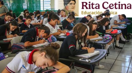 La Beca Rita Cetina tiene como objetivo respaldar la permanencia escolar y disminuir la carga económica de los hogares. ESPECIAL / EL INFORMADOR y CANVA