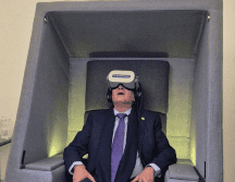 El presidente municipal de Zapopan, Juan José Frangie, explicó que esta nueva tecnología contribuirá a disminuir el estrés del personal. EL INFORMADOR / J. VELAZCO