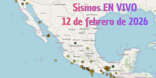 Temblor HOY | EN VIVO | Sismos en M&eacute;xico | Jueves 12 de febrero de 2026