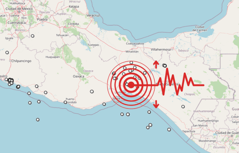 Sismo en Oaxaca. ESPECIAL / SSN&nbsp;