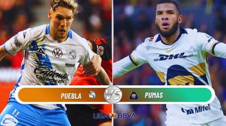 Puebla y Pumas se enfrentan en la Jornada 6 del Clausura 2026 en el Estadio Cuauhtémoc. ESPECIAL / IMAGO7 y CANVA