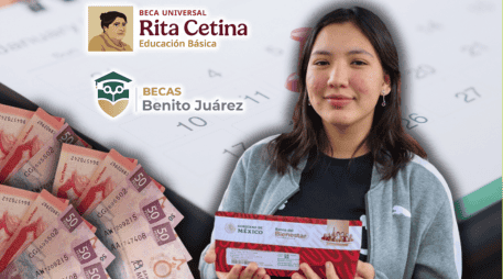 Un atraso en la dispersión de los recursos económicos de las becas Benito Juárez y Rita Cetina ya se ha registrado en ocasiones anteriores. ESPECIAL/Programas para el Bienestar/Canva