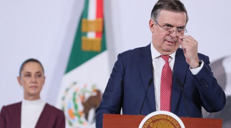 Marcelo Ebrard afirmó que ya iniciaron los trabajos conjuntos para la revisión del tratado comercial. EFE/M. Gúzman