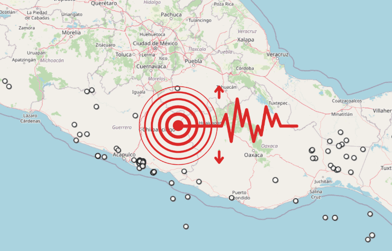 &nbsp;Sismo en Guerrero. ESPECIAL / SSN