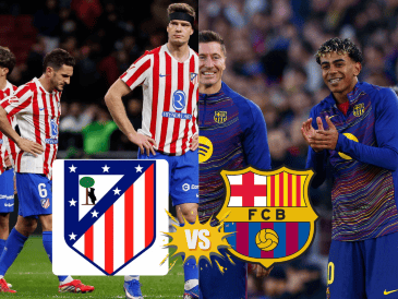  Lo más destacado de la semifinal entre el Atlético de Madrid y Barcelona en el juego de Ida por la Copa del Rey. EFE / ARCHIVO
