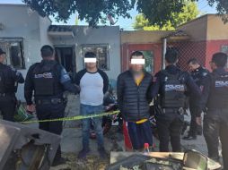 Los sujetos presuntamente reaccionaron de forma agresiva cuando fueron abordados por los uniformados, por lo que ambos fueron asegurados. ESPECIAL