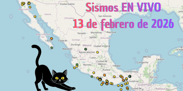Temblor HOY | EN VIVO | Sismos en M&eacute;xico | Viernes 13 de febrero de 2026