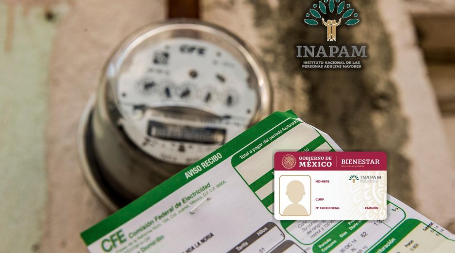 Ante el aumento este año en algunas tarifas de servicios básicos del hogar, los adultos mayores, se cuestionan si la tarjeta del INAPAM les permite obtener un descuento directo en su recibo de luz de la CFE. ESPECIAL / EL INFORMADOR y CANVA