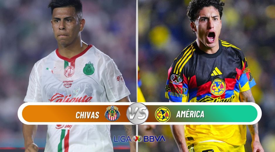 El Guadalajara llega como líder del torneo, mientras que las Águilas buscan recortar distancia y frenar a su acérrimo rival. ESPECIAL / IMAGO7 y CANVA