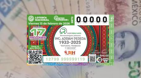 Resultados del Sorteo Superior 2872 de la Lotería Nacional del 13 de febrero