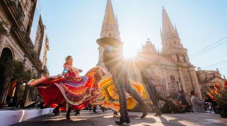La celebración se lleva a cabo en la Plaza Guadalajara del Centro Histórico. ESPECIAL/Ayuntamiento de Guadalajara