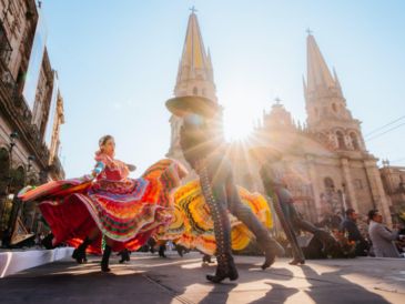 La celebración se lleva a cabo en la Plaza Guadalajara del Centro Histórico. ESPECIAL/Ayuntamiento de Guadalajara