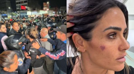 Rojo de la Vega acudió a la Fiscalía capitalina para presentar una denuncia tras los hechos registrados. X/@AlessandraRdlv/ESPECIAL