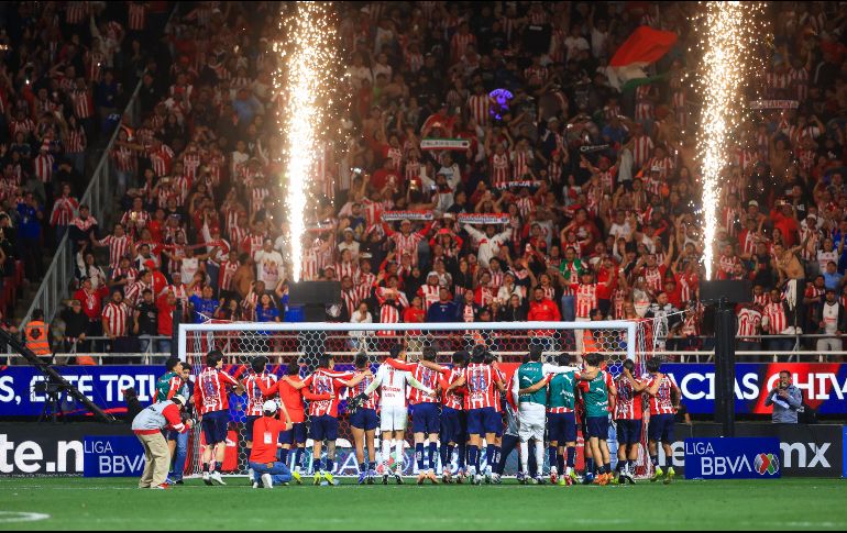 Las Chivas están invictas y son primer lugar en la Liga MX con 18 puntos. EL INFORMADOR/J. Acosta