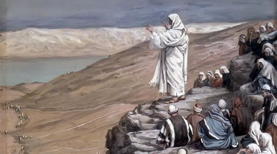 «No crean que he venido a abolir la ley o los profetas; no he venido a abolirlos, sino a darles plenitud». WIKIPEDIA/«El sermón de la montaña», de James Tissot