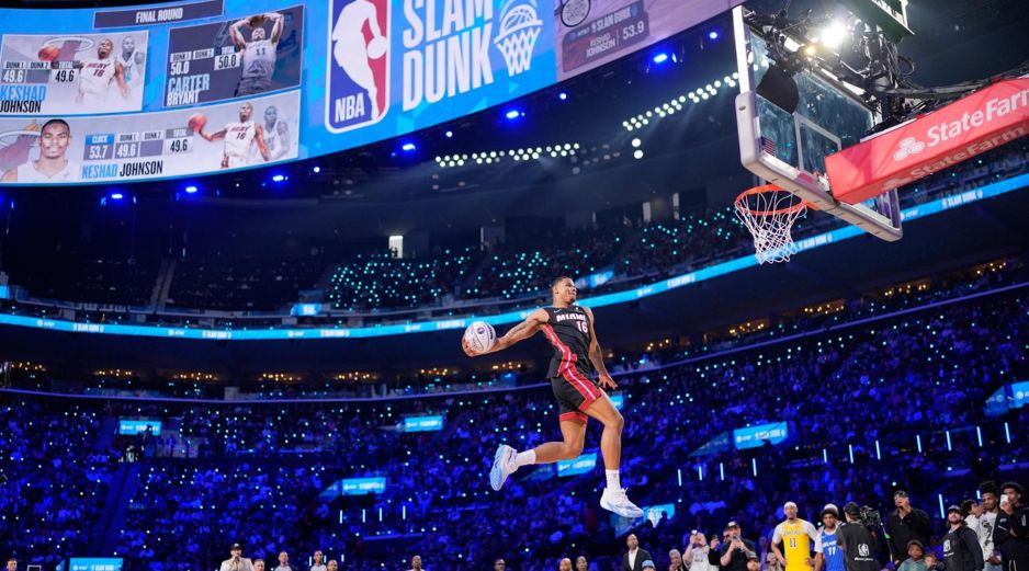 El alero del Heat, Keshad Johsnson, logró una media de 97,4 puntos que lo proclamaron campeón. AP/M. Terrill