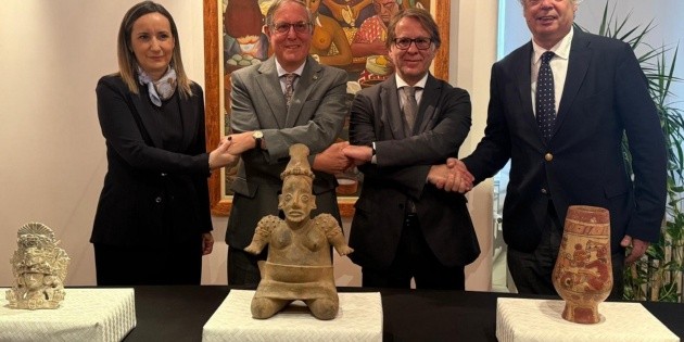 Portugal devuelve a M&eacute;xico pieza arqueol&oacute;gica extra&iacute;da ilegalmente de Jalisco