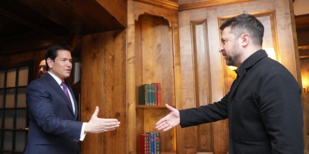 Zelenski dialoga con Marco Rubio para avanzar hacia la paz en Ucrania