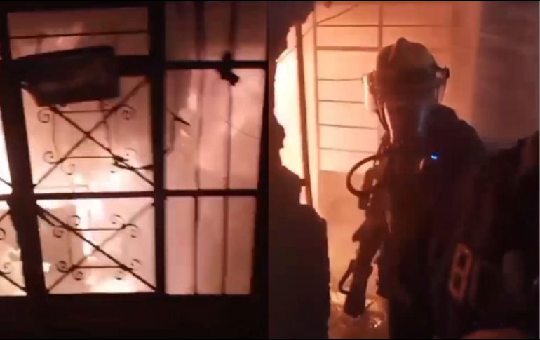 Hasta el momento, autoridades de Protección Civil y Bomberos desconocen las causas que originaron el incendio en la vivienda de Polanco. ESPECIAL / UEPCBJ