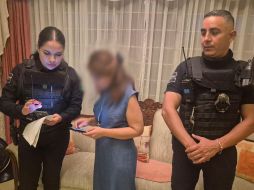 Los uniformados se entrevistaron con ella, quien les narró que antier recibió una llamada a su oficina. ESPECIAL