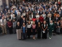 La actriz mencionó que la Mandataria observó una importante área de oportunidad para incentivar a México en el cine mientras trabajaban juntas. ESPECIAL / Gobierno de México