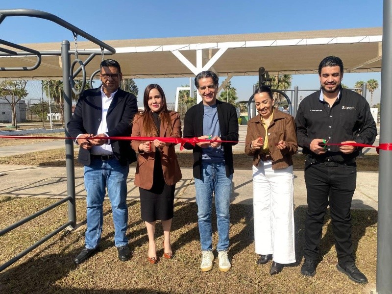 La Secretaría de Seguridad de Jalisco instaló un gimnasio al aire libre en el Centro de Atención Integral Juvenil del Estado (CAIJEJ).&nbsp;ESPECIAL / Policía de Jalisco