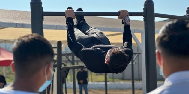 Autoridades de Jalisco instalan gimnasio al aire libre en el CAIJEJ