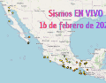 EN VIVO | Sismos en México | Lunes 16 de febrero. ESPECIAL / SSN