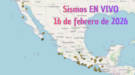 EN VIVO | Sismos en México | Lunes 16 de febrero. ESPECIAL / SSN