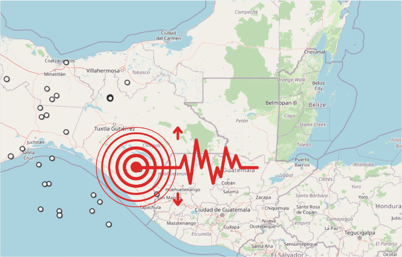 &nbsp;Sismo en Chiapas. ESPECIAL / SSN