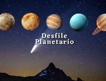 El movimiento de cuerpos celestes también conocido como desfile de planetas o desfile planetario sucederá durante la última semana del mes. AP  / ARCHIVO