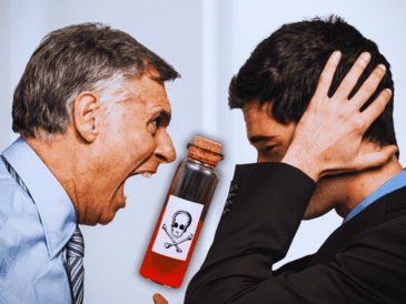 Un jefe tóxico puede afectar gravemente la moral y motivación de los empleados, quienes muchas veces renuncian debido a malas relaciones con sus superiores. ESPECIAL / CANVA