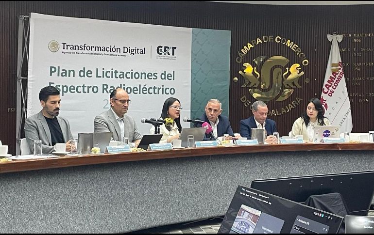 La CRT presentó en Guadalajara su plan de licitaciones de espectro para la industria. ESPECIAL