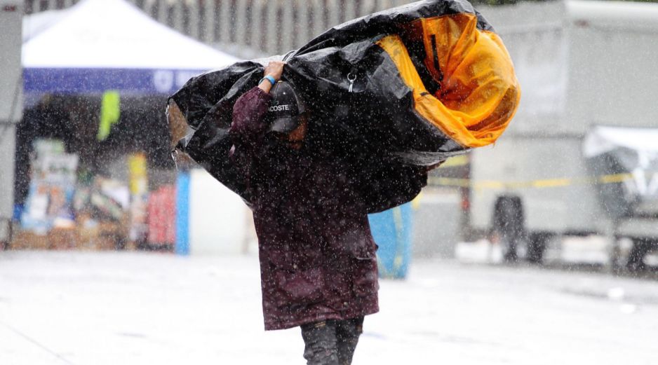 Para este lunes se preveían lluvias puntuales fuertes, con acumulaciones de entre 25 y 50 milímetros. EFE