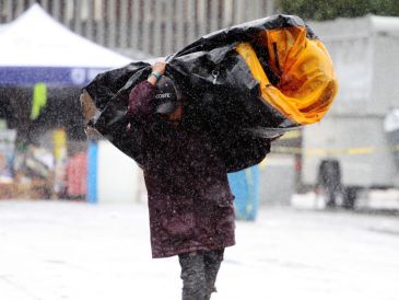 Para este lunes se preveían lluvias puntuales fuertes, con acumulaciones de entre 25 y 50 milímetros. EFE