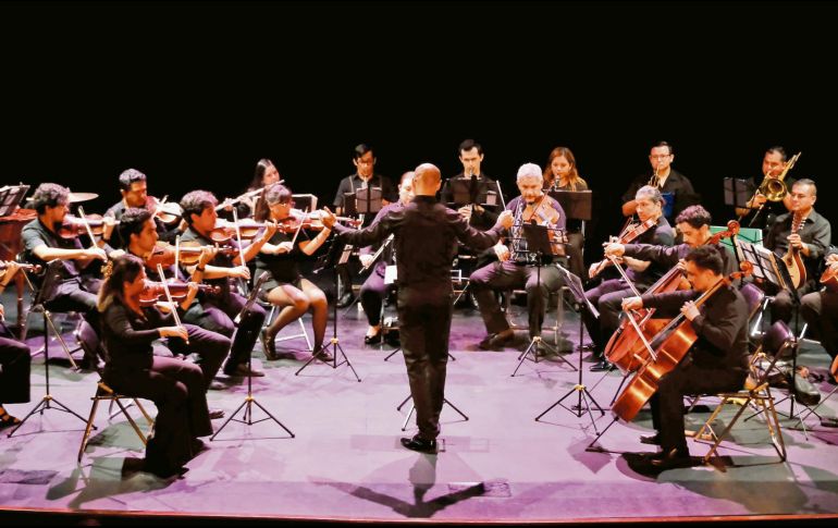 Músicos de las agrupaciones institucionales de la Secretaría de Cultura de Jalisco participan en el ciclo “Encuentros Sonoros”. CORTESÍA