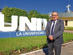 Francisco Ramírez Yáñez. El rector de la Universidad del Valle de Atemajac y presidente de ODUCAL,  durante la entrevista en la que abordó los avances académicos y sociales de la institución. EL INFORMADOR /J. Acosta