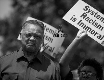 En la imágen, Jesse Jackson en una protesta pública en 2018. EFE / ARCHIVO