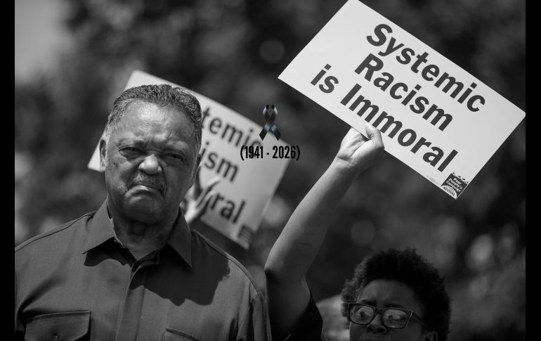 En la imágen, Jesse Jackson en una protesta pública en 2018. EFE / ARCHIVO