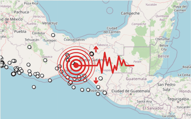 &nbsp;Sismo en Oaxaca. ESPECIAL / SSN