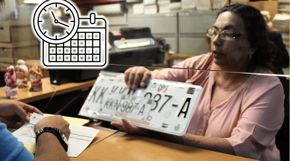 El canje de placas es un trámite obligatorio para todos aquellos vehículos cuyas láminas tienen los diseños 