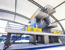 Este miércoles 18 de febrero se inauguró la lonaria en la fosa de clavados de CODE Alcalde. EL INFORMADOR / A. Navarro