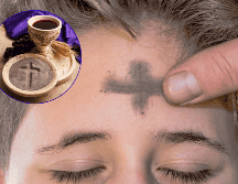 La marca de ceniza sobre la frente funciona como un signo externo de arrepentimiento. CANVA