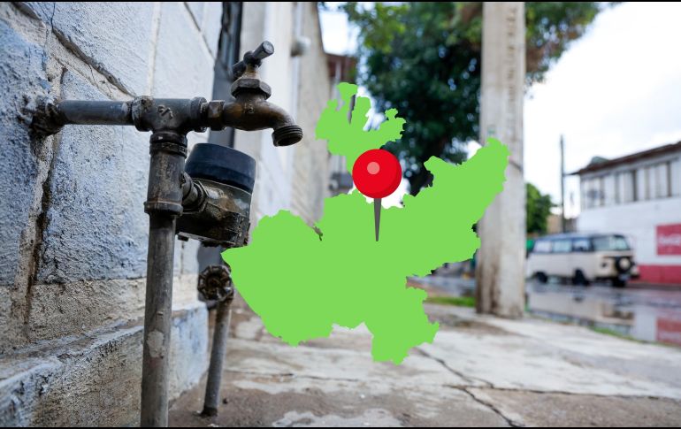 El Siapa explicó que los trabajos fueron reprogramados para la temporada invernal, ya que el consumo de agua suele ser menor. ESPECIAL / EL INFORMADOR y CANVA