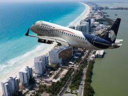 Aeroméxico dio a conocer en su portal oficial una serie de promociones con tarifas competitivas en rutas nacionales e internacionales. AFP/ARCHIVO