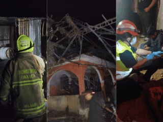 De acuerdo con el Gobierno de Oaxaca, el siniestro ocurrió en un polvorín ubicado en la calle Los Pinos, en San Miguel, Guelache. X / @SSPC_GobOax