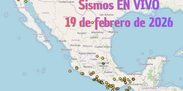 Temblor HOY | EN VIVO | Sismos en M&eacute;xico | Jueves 19 de febrero de 2026
