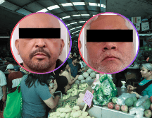 Autoridades detuvieron en flagrancia a los sujetos cuando presuntamente estaban recibiendo un cobro en el mercado de abastos de Mazatlán. EL INFORMADOR / ARCHIVO