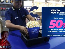 Sé parte de la primera Venta Nocturna del 2026 en Cinépolis. EL INFORMADOR / ARCHIVO