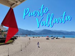 Así se encuentran las playas de Puerto Vallarta este jueves 19 de febrero de 2026. ESPECIAL / FACEBOOK Protección Civil y Bomberos Puerto Vallarta